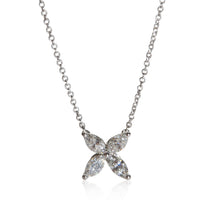 Tiffany & Co. Platinum Diamond Medium Model Victoria Pendant fv