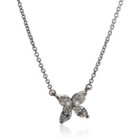 Tiffany & Co. Platinum Diamond Small Model Victoria Pendant fv