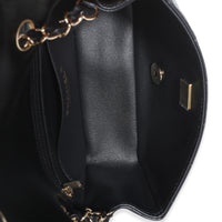 Chanel Black Quilted Lambskin Mini Rectangular Flap Bag Handbag 8