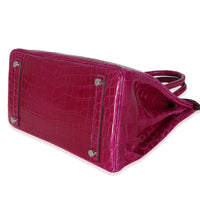 Rose Pourpre Shiny Niloticus Birkin 30 PHW