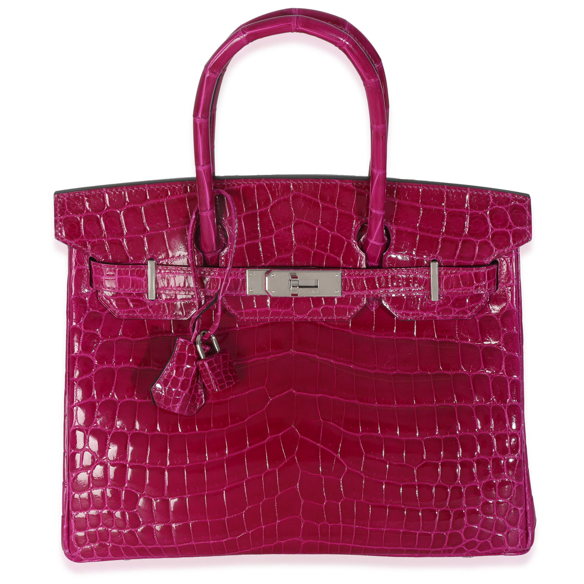 Rose Pourpre Shiny Niloticus Birkin 30 PHW