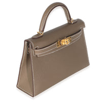 Etoupe Epsom Mini Sellier Kelly 20 GHW