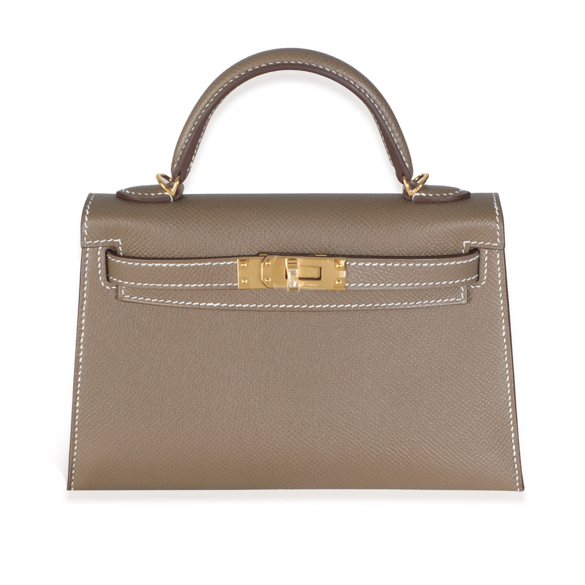 Etoupe Epsom Mini Sellier Kelly 20 GHW