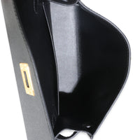 Black Madame Lizard Touch Mini Kelly 20 II GHW