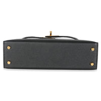 Black Madame Lizard Touch Mini Kelly 20 II GHW