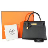 Black Epsom Sellier Kelly 28 GHW