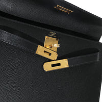 Black Epsom Sellier Kelly 28 GHW