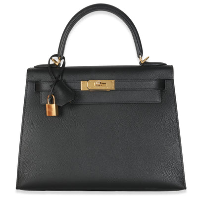 Black Epsom Sellier Kelly 28 GHW