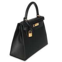 Black Epsom Sellier Kelly 28 GHW