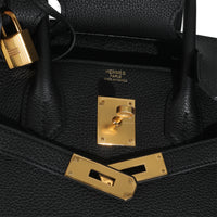 Black Togo Birkin 30 GHW