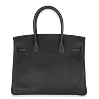 Black Togo Birkin 30 GHW
