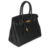 Black Togo Birkin 30 GHW