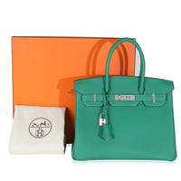 Vert Vertigo Togo Birkin 30 PHW