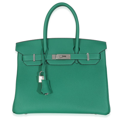 Vert Vertigo Togo Birkin 30 PHW