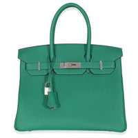 Vert Vertigo Togo Birkin 30 PHW