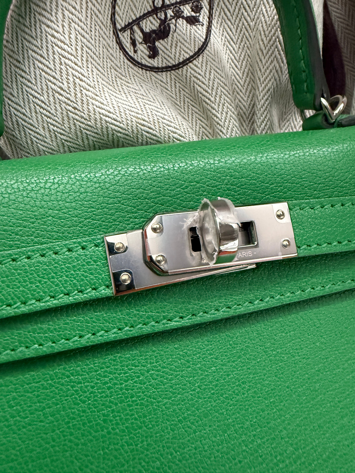 Chamkila Chevre Bamboo Mini Sellier Kelly 20 II PHW