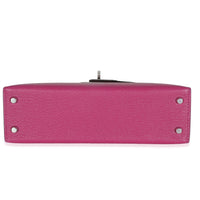 Rose Pourpre Chevre Mysore Sellier Mini Kelly 20 II PHW