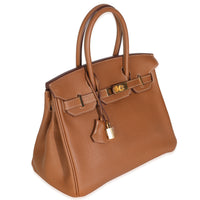 Gold Togo Birkin 30 GHW