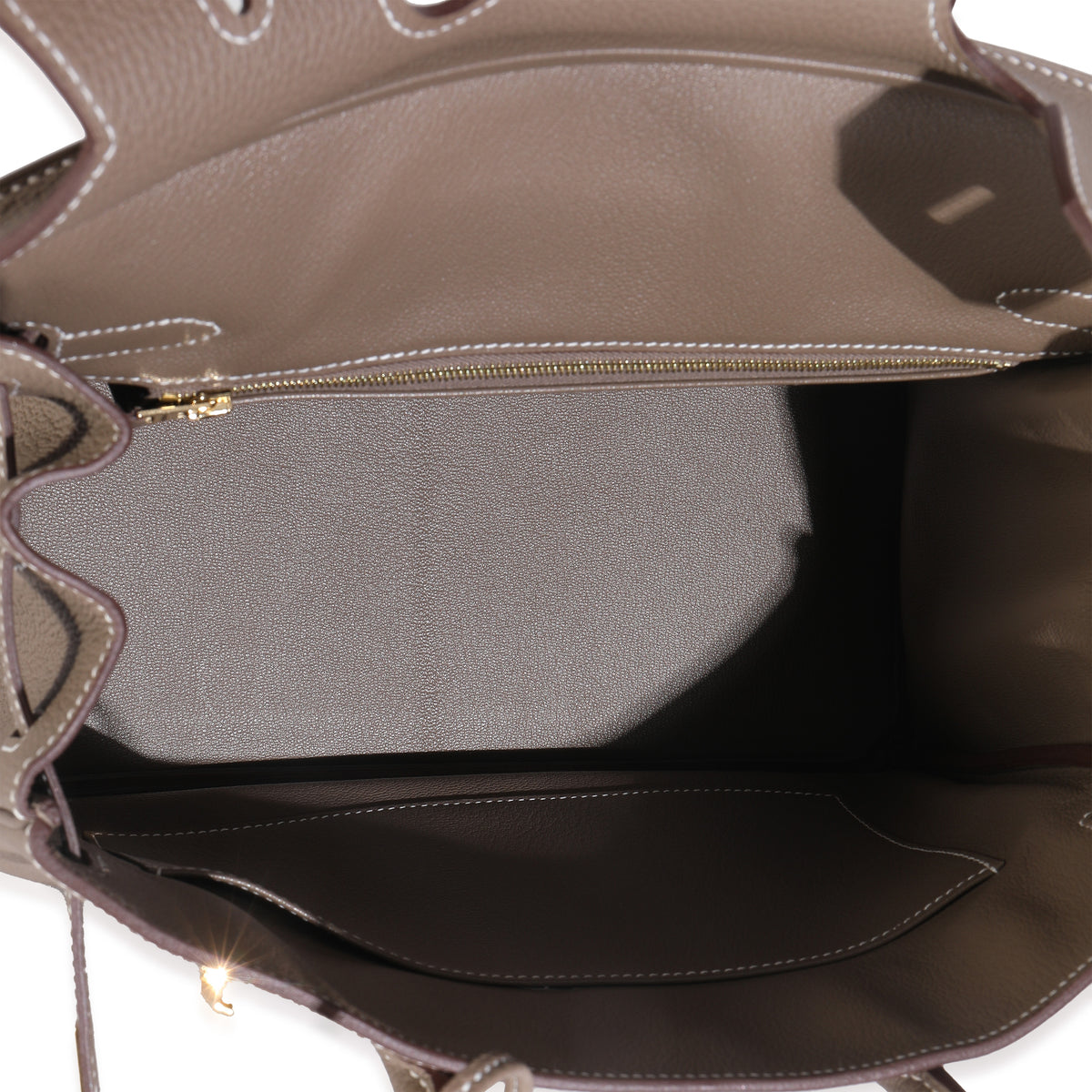 Etoupe Togo Birkin 30 GHW