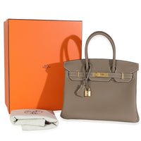 Etoupe Togo Birkin 30 GHW