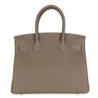 Etoupe Togo Birkin 30 GHW