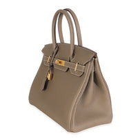 Etoupe Togo Birkin 30 GHW