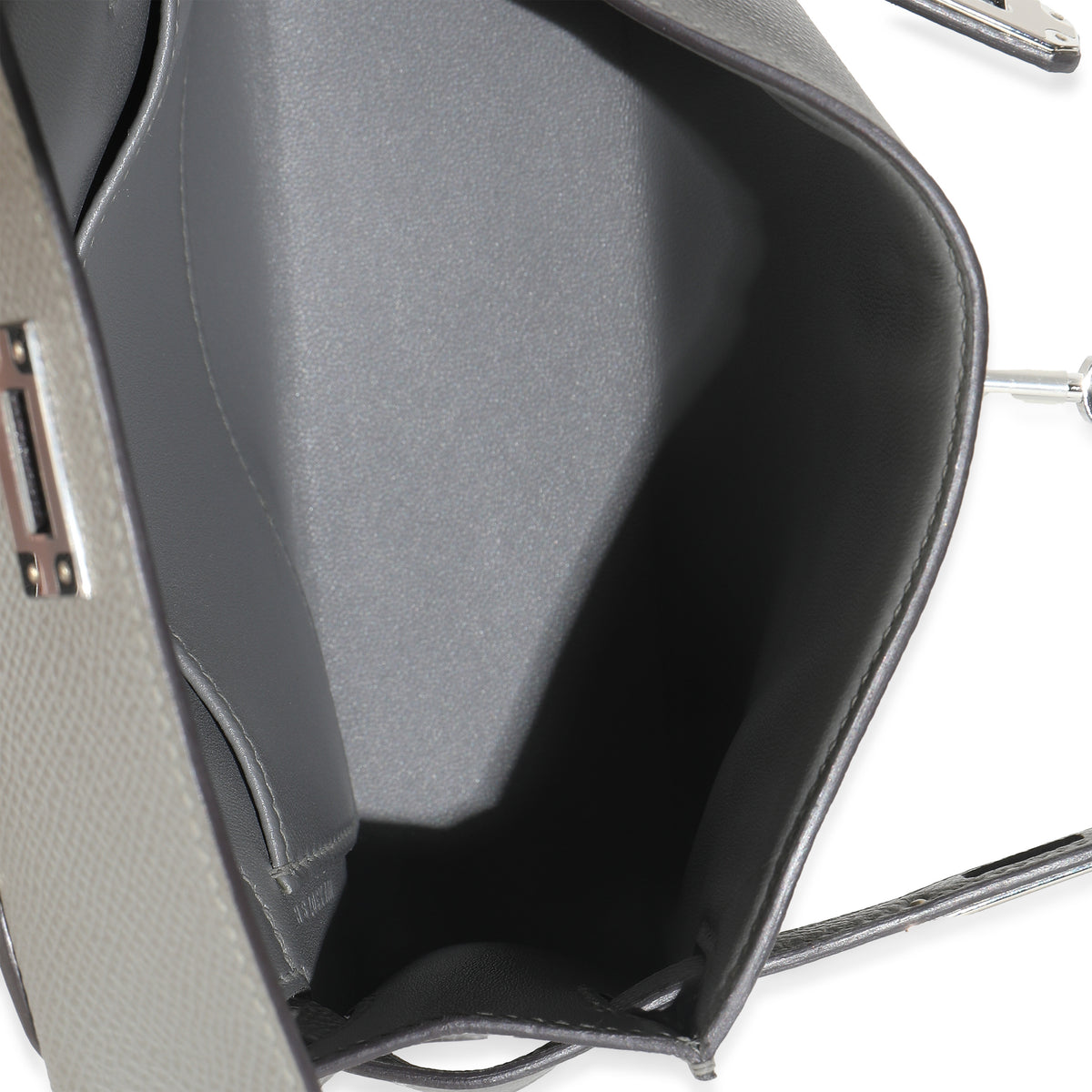 Gris Meyer Epsom Sellier Mini Kelly II 20 PHW