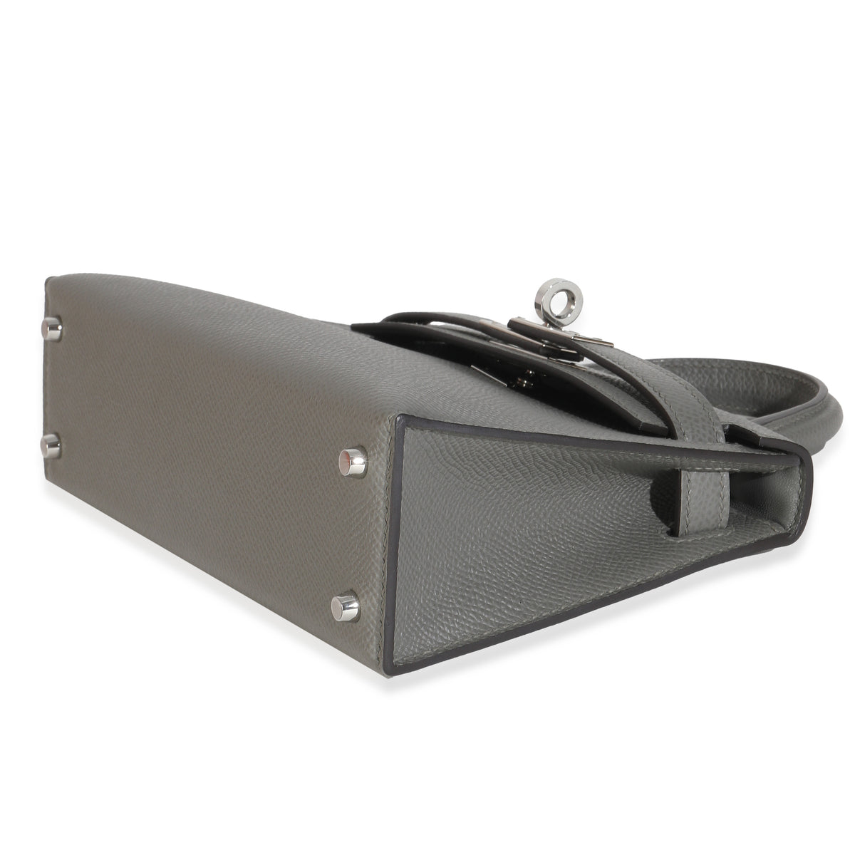 Gris Meyer Epsom Sellier Mini Kelly II 20 PHW