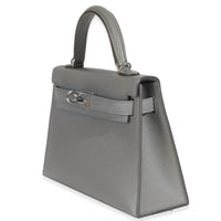 Gris Meyer Epsom Sellier Mini Kelly II 20 PHW