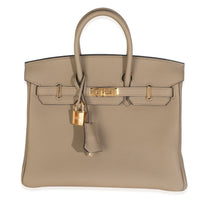 Beige Marfa Togo Birkin 25 GHW