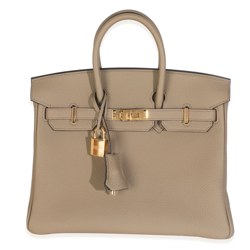 Beige Marfa Togo Birkin 25 GHW