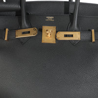 Black Togo Birkin 30 GHW