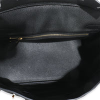 Black Togo Birkin 30 GHW
