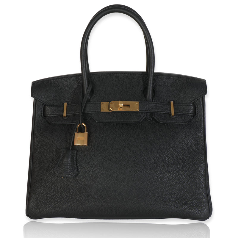 Black Togo Birkin 30 GHW