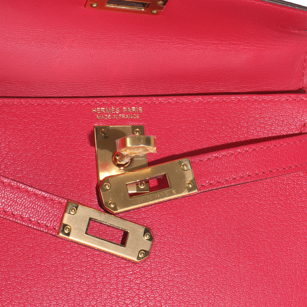 Rose Extreme Chevre Chamkila Sellier Mini Kelly II 20 GHW