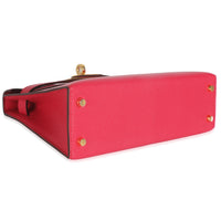 Rose Extreme Chevre Chamkila Sellier Mini Kelly II 20 GHW