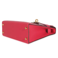 Rose Extreme Chevre Chamkila Sellier Mini Kelly II 20 GHW