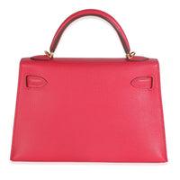 Rose Extreme Chevre Chamkila Sellier Mini Kelly II 20 GHW