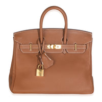 Gold Togo Birkin 25 GHW