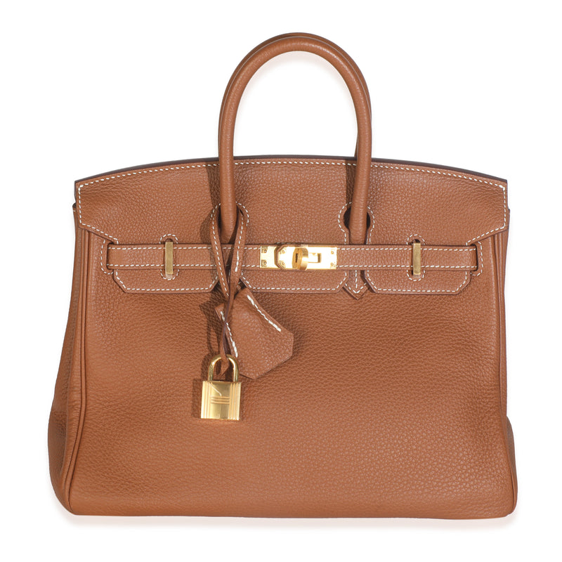 Gold Togo Birkin 25 GHW