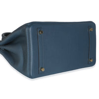 Blue De Prusse Togo Birkin 30 GHW