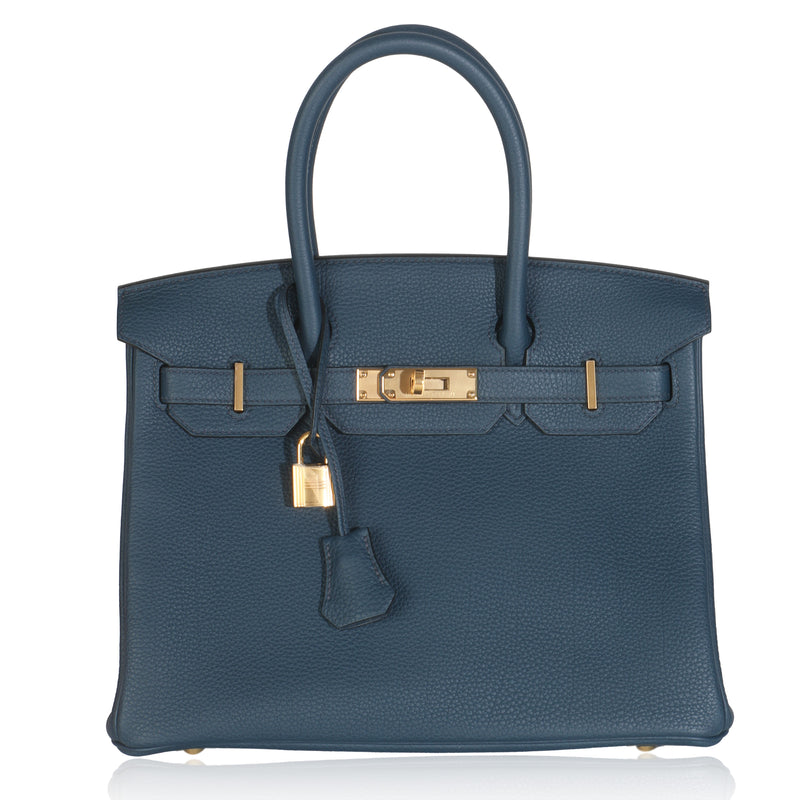 Bleu De Prusse Togo Birkin 30 GHW
