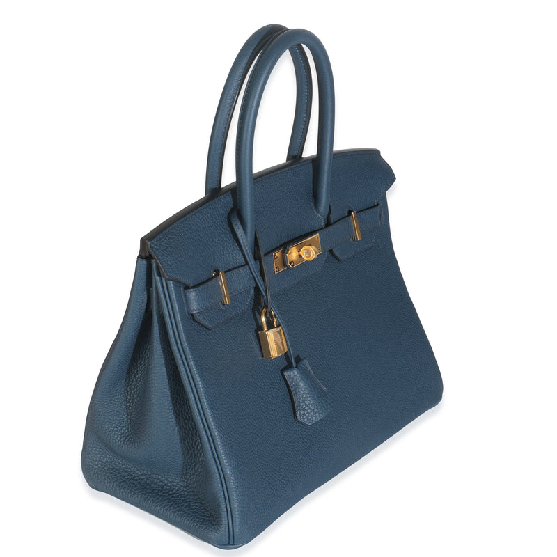 Bleu De Prusse Togo Birkin 30 GHW