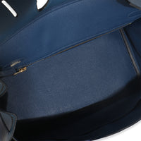 Deep Blue Epsom Birkin 30 GHW