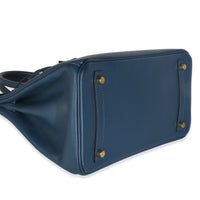 Deep Blue Epsom Birkin 30 GHW