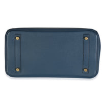 Deep Blue Epsom Birkin 30 GHW