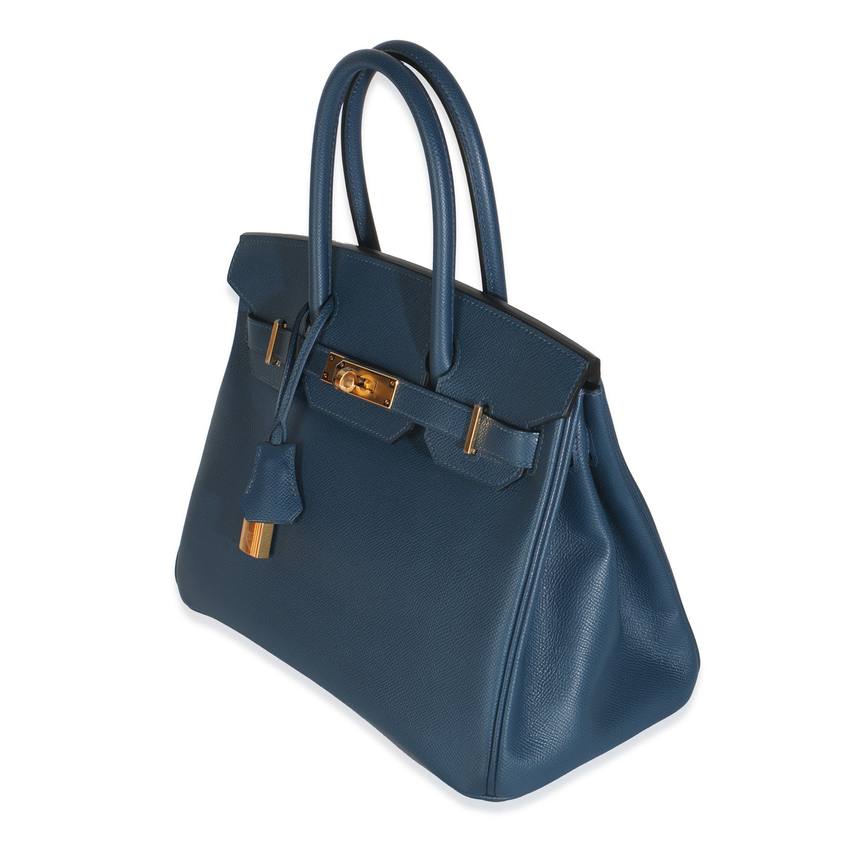 Deep Blue Epsom Birkin 30 GHW
