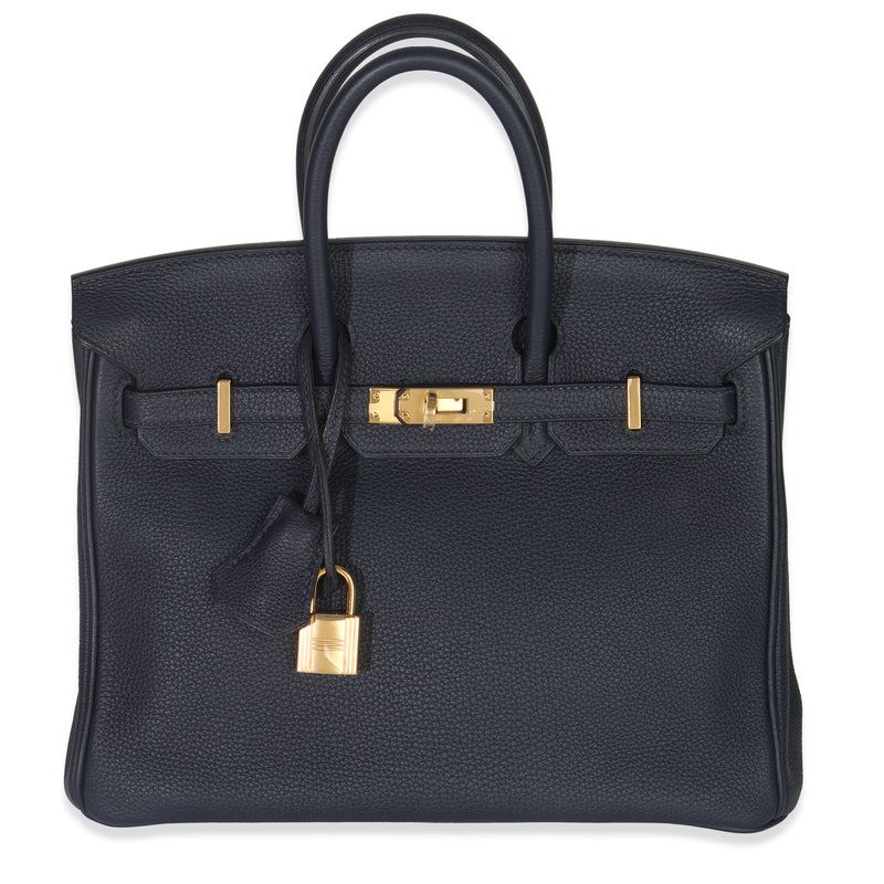 Bleu Nuit Togo Birkin 25 GHW