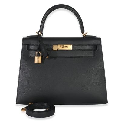 Black Epsom Sellier Kelly 28 GHW
