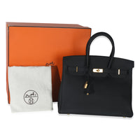 Black Togo Birkin 35 GHW